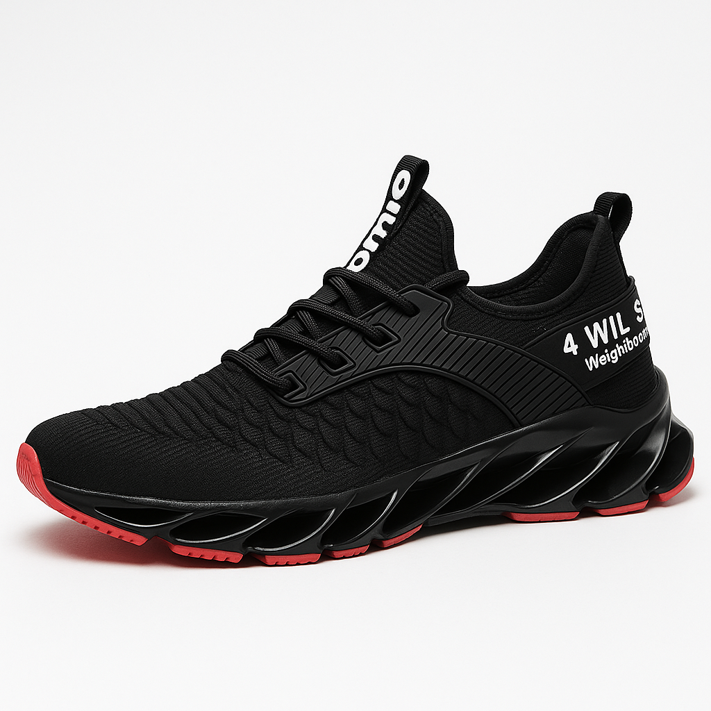 SNEAKERS SPYBOOST | NOIR-ROUGE