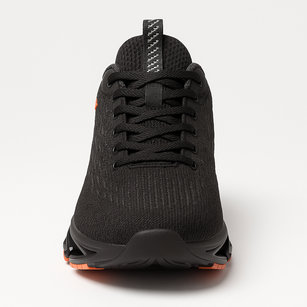 SNEAKERS SPYMAX | GRIS - ORANGE