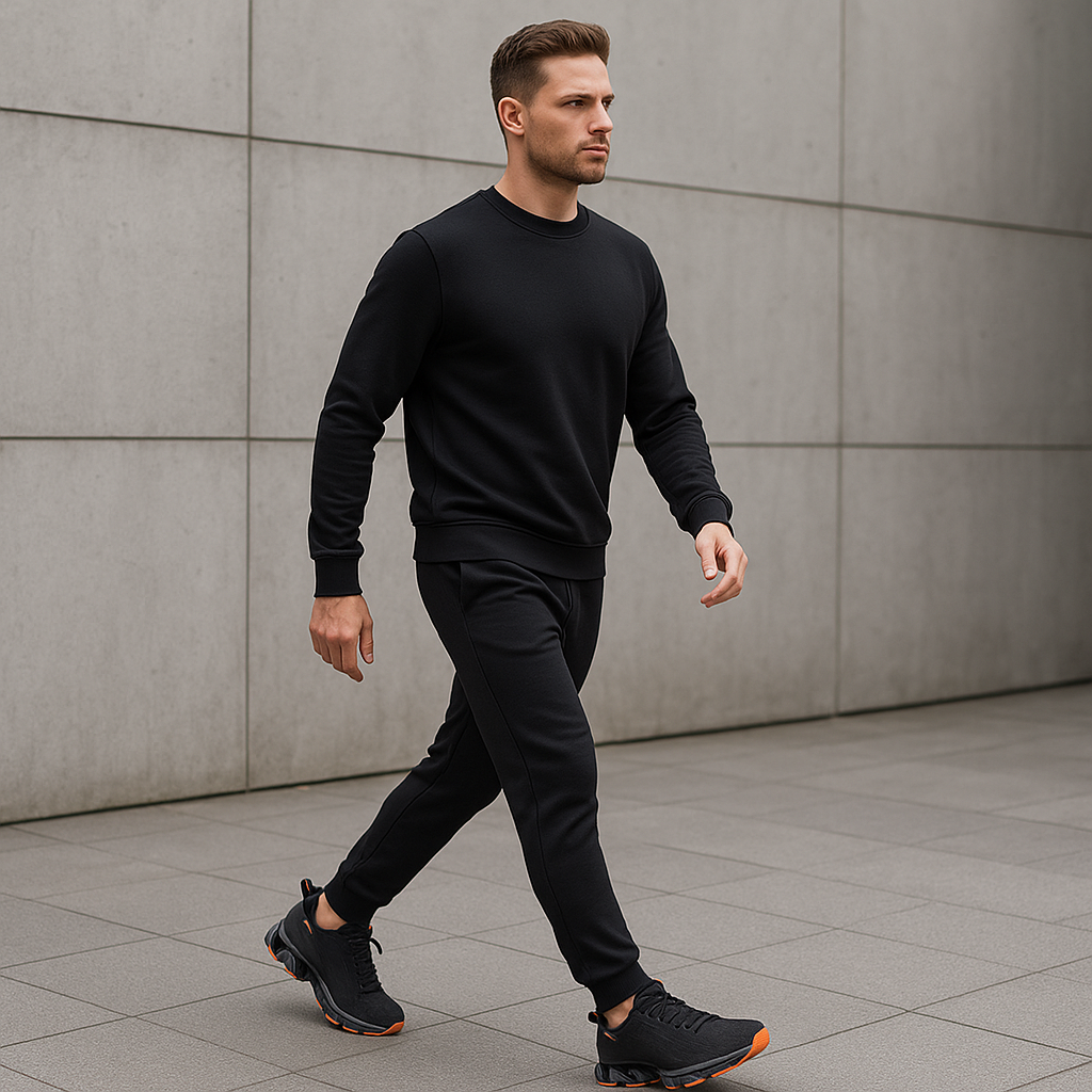 SNEAKERS SPYMAX | GRIS - ORANGE